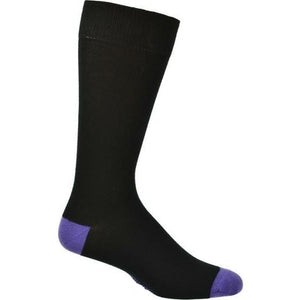 Contrast Heel & Toe Bamboo Socks