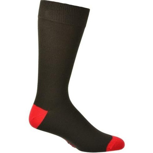 Contrast Heel & Toe Bamboo Socks