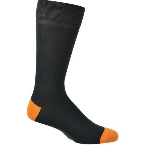 Contrast Heel & Toe Bamboo Socks