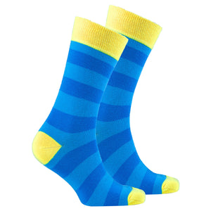 Men's Yellow Sky Stripe Socks
