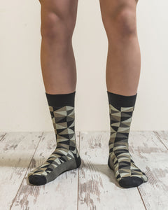 Men's Sage Triangles Socks