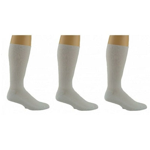 3 Pair Pack Cotton Crew Cushioned