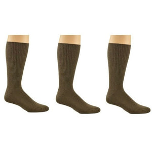 3 Pair Pack Cotton Crew Cushioned