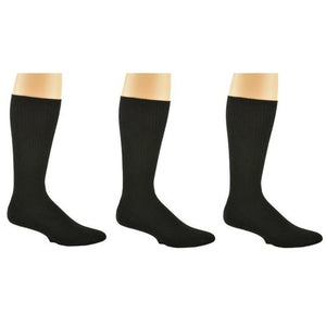 3 Pair Pack Cotton Crew Cushioned