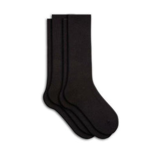 Health Diabetic Wide Calf Cotton Crew Men's Socks 2 pair pack