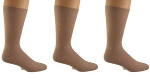 4Pk Mixed Colors/3Pk Plain - Rib Combed Cotton Crew Socks