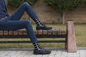 Men's Black Stripe Socks