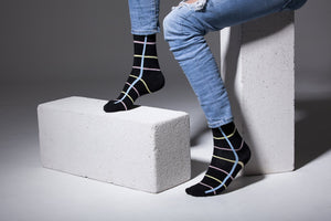 Men's Black Stripe Socks