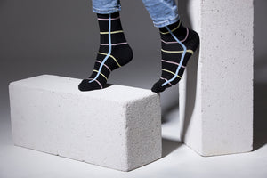 Men's Black Stripe Socks