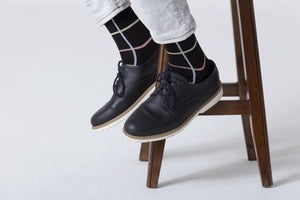 Men's Black Stripe Socks