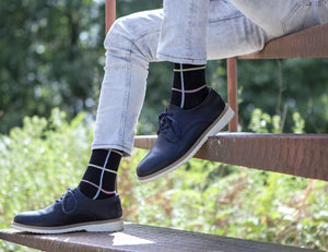 Men's Black Stripe Socks