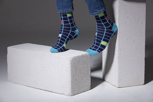 Men's Denim Square Socks