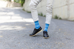 Men's Yellow Sky Stripe Socks