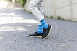 Men's Yellow Sky Stripe Socks