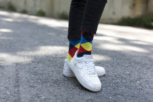 Men's Pastel Argyle Socks