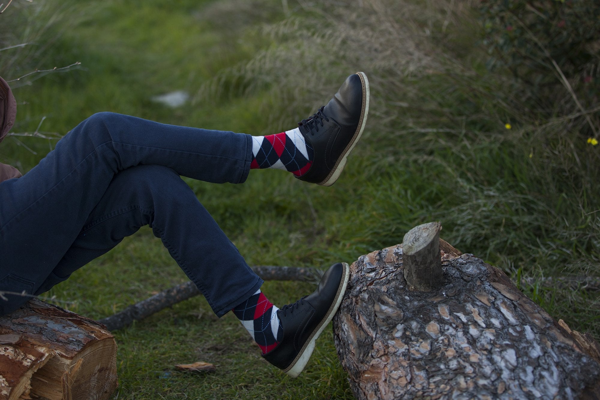 Men's Natural Mix Set Socks
