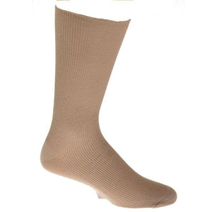 4Pk Mixed Colors/3Pk Plain - Rib Combed Cotton Crew Socks