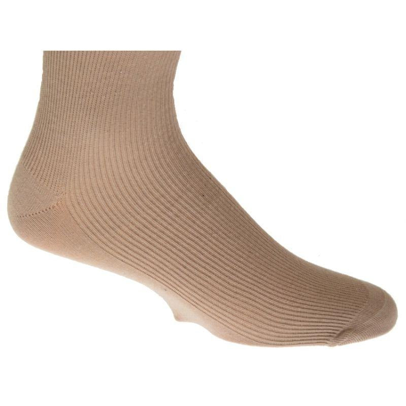 4Pk Mixed Colors/3Pk Plain - Rib Combed Cotton Crew Socks
