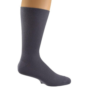4Pk Mixed Colors/3Pk Plain - Rib Combed Cotton Crew Socks