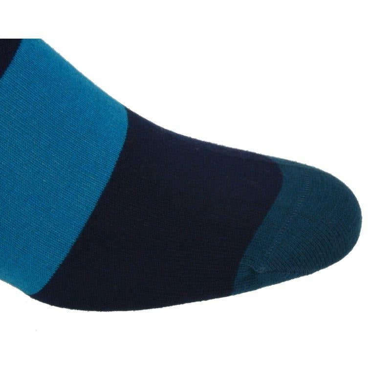 3 Pr. Pack Socks Combed Cotton Colorful Striped Patterned Men's
