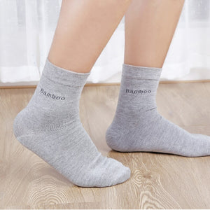 10 Pairs Pk. Men's Bamboo Fiber Anklet Socks