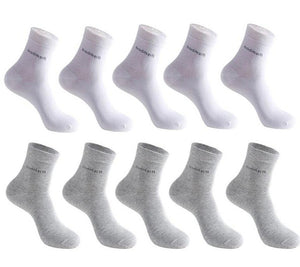 10 Pairs Pk. Men's Bamboo Fiber Anklet Socks