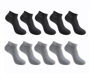 10 Pairs / Pack Men's Bamboo Fiber - Short Ankle Socks Men