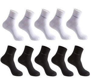 10 Pairs Pk. Men's Bamboo Fiber Anklet Socks