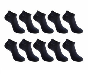 10 Pairs / Pack Men's Bamboo Fiber - Short Ankle Socks Men
