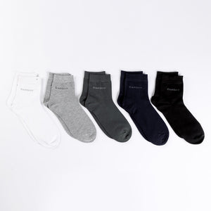 10 Pairs Pk. Men's Bamboo Fiber Anklet Socks