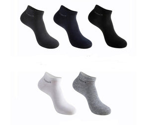 10 Pairs / Pack Men's Bamboo Fiber - Short Ankle Socks Men