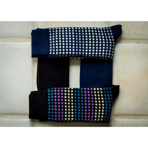 2 Pair Pack Combed Cotton Dress Casual Crew Socks